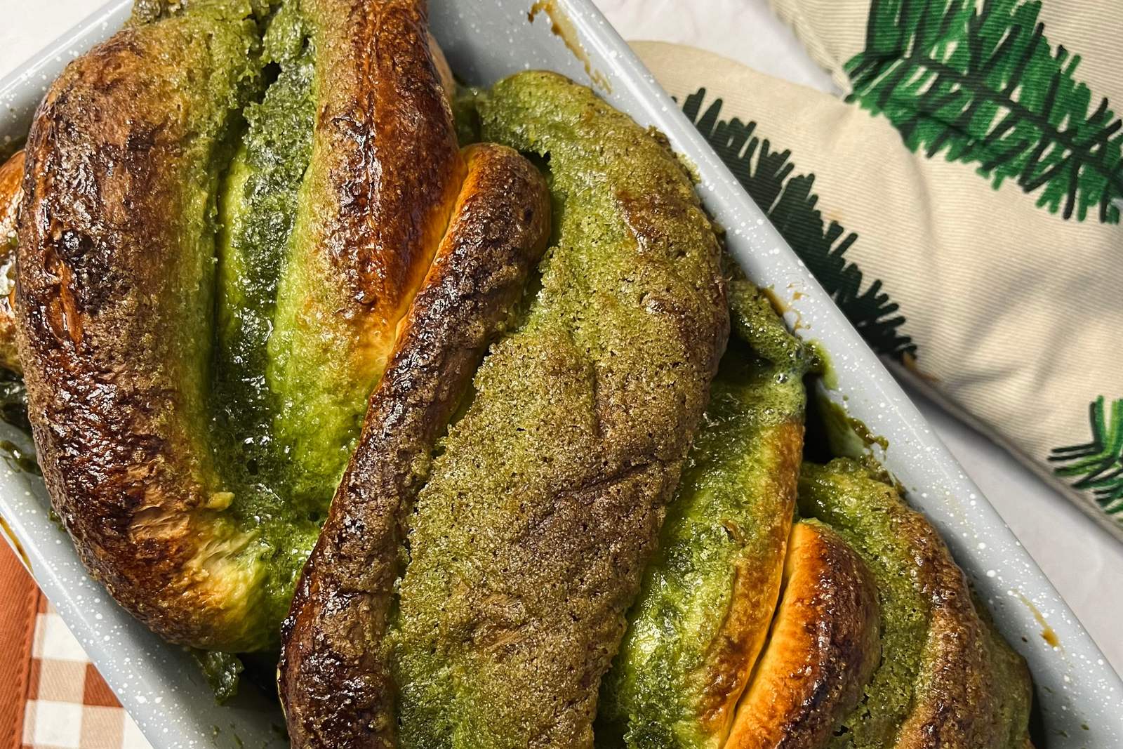 Matcha Sweet Braided Loaf