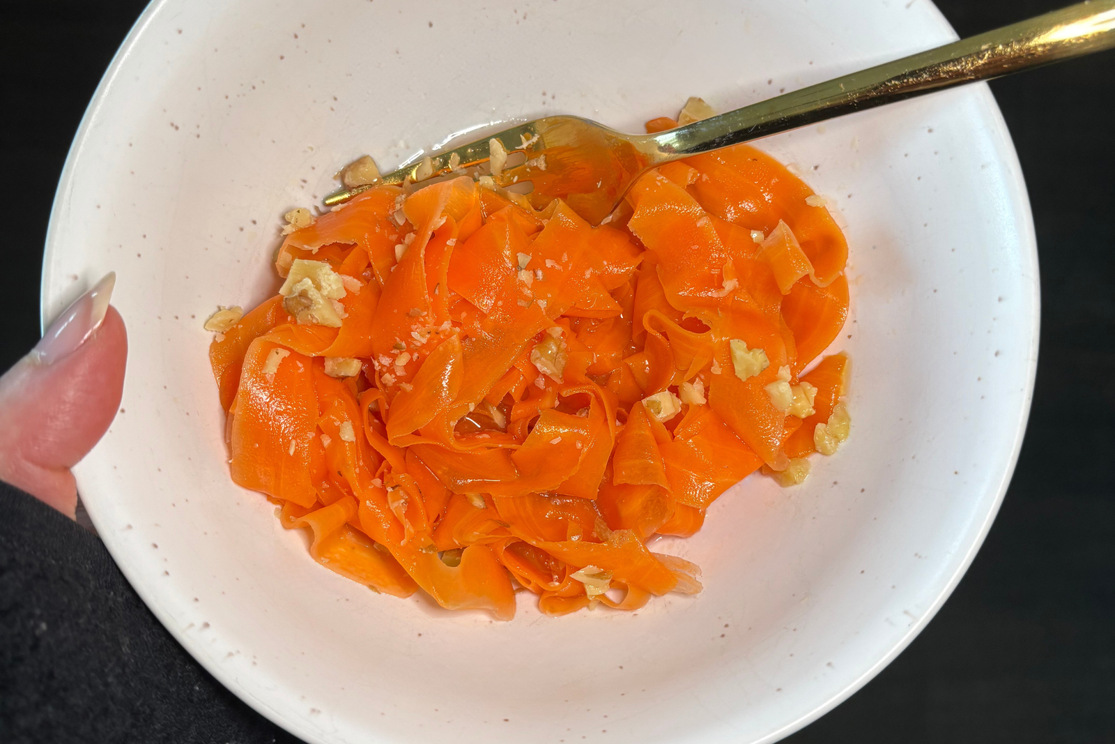 Glow From the Inside Out: Fermented Carrot Ribbon Salad