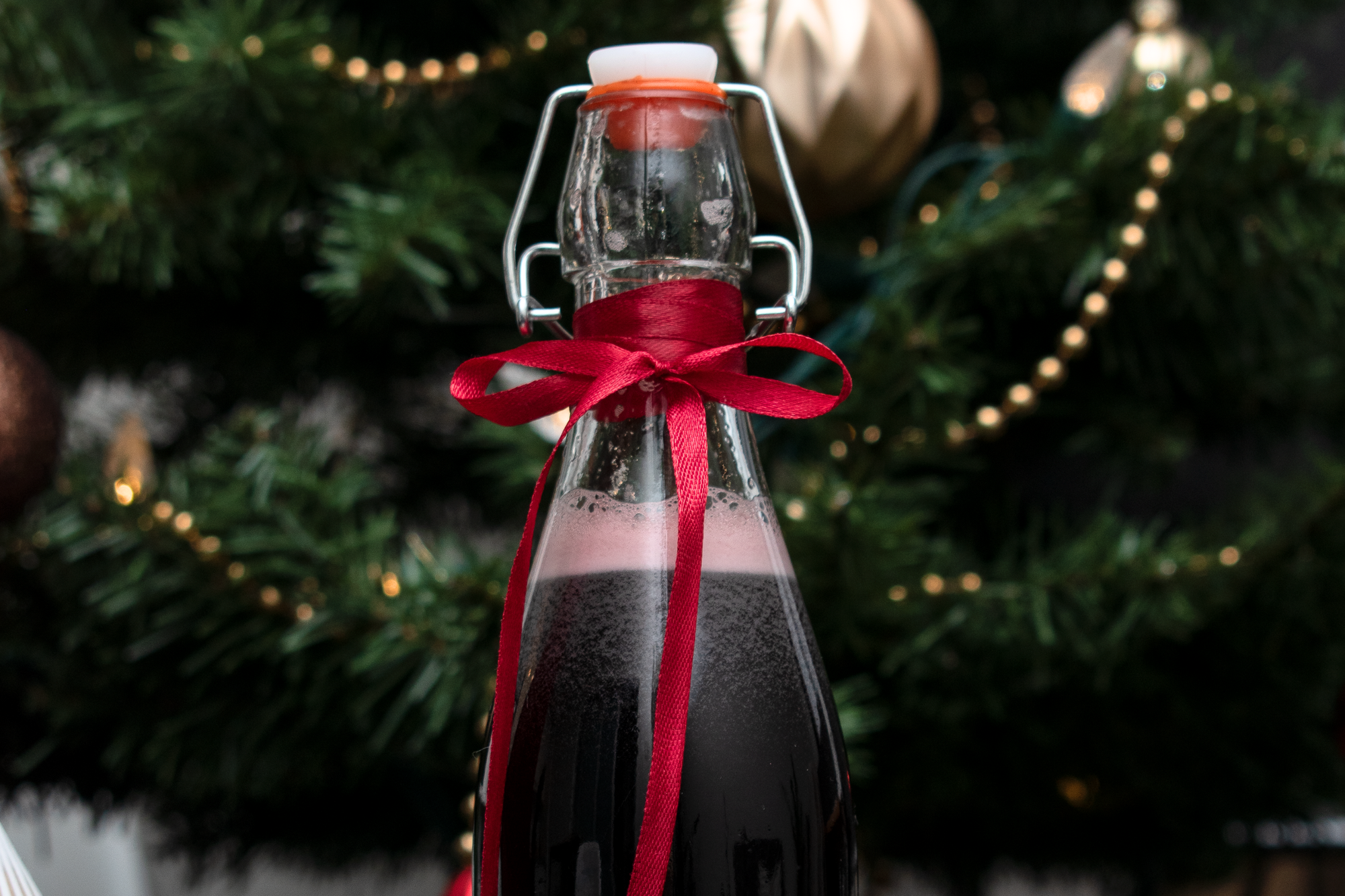 Easy Spiced Cherry Probiotic Soda