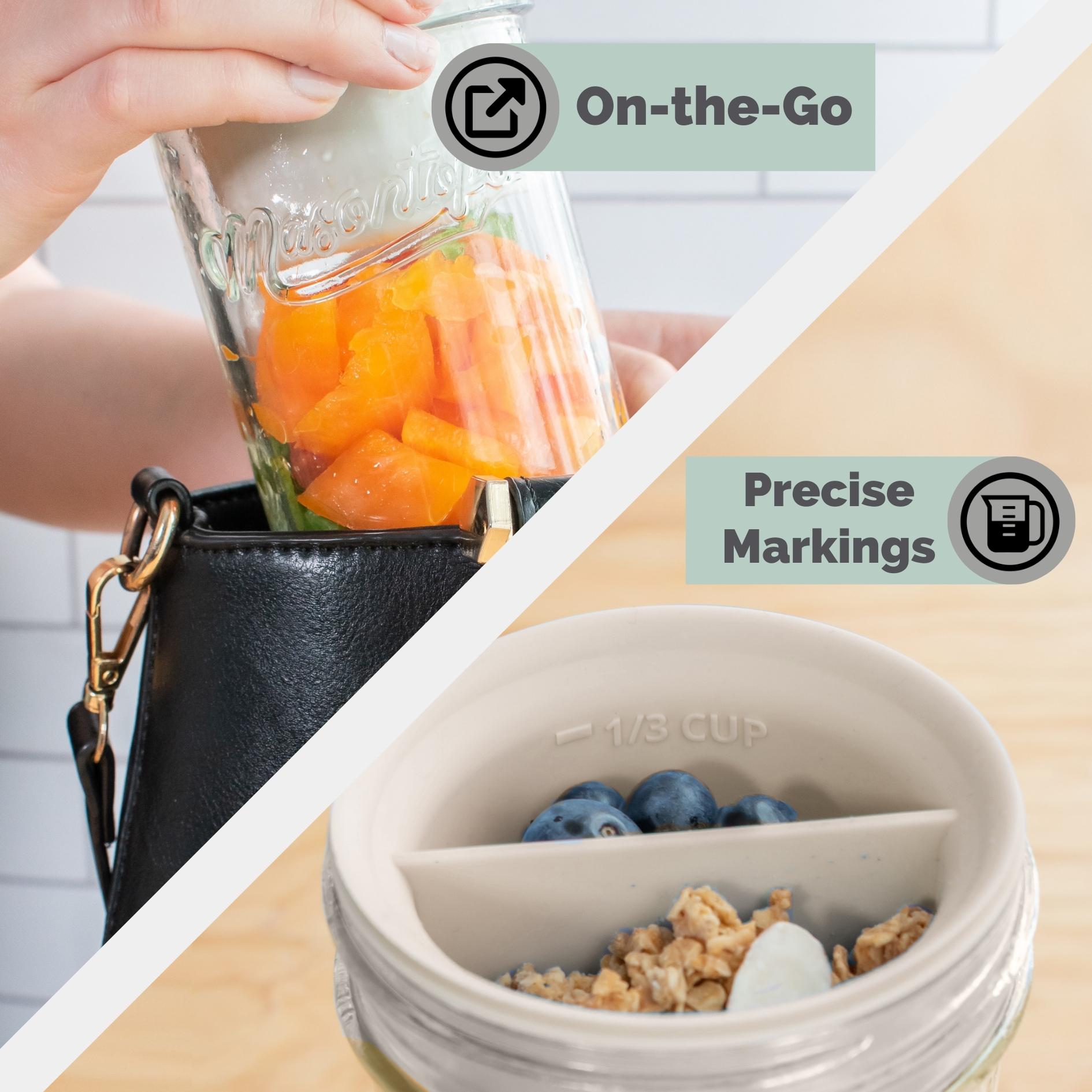 Snack Stack: Mason Jar Meal Prep Dividers 