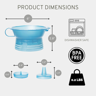 Masontops Smart Funnel - Canning Funnel with Strainer