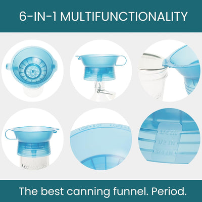 Masontops Smart Funnel - Canning Funnel with Strainer