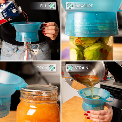 Masontops Smart Funnel - Canning Funnel with Strainer