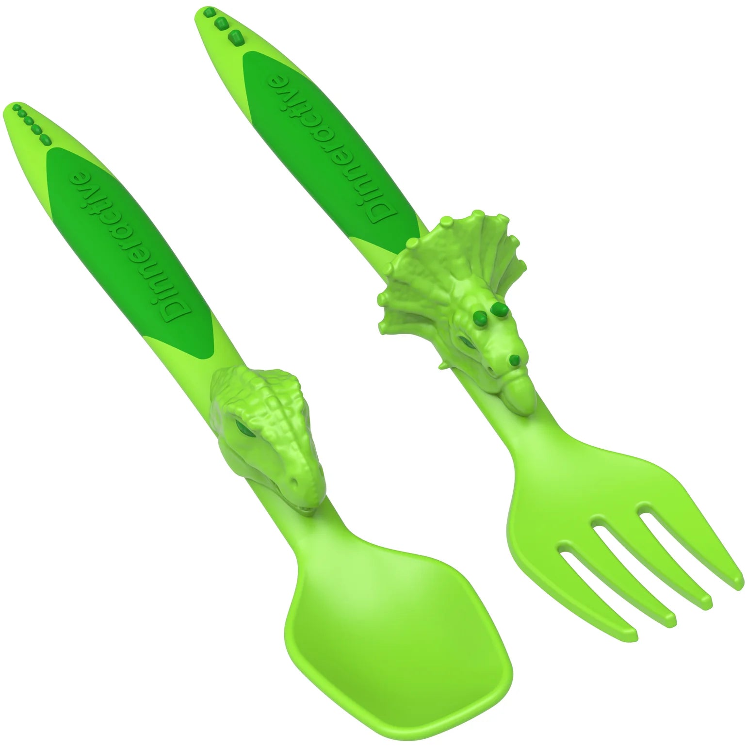 2-Piece Dinosaur Themed Utensil Set