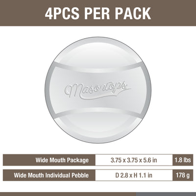 masontops glass weight compared to other ones on the market