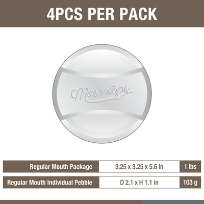 masontops glass weight compared to other ones on the market
