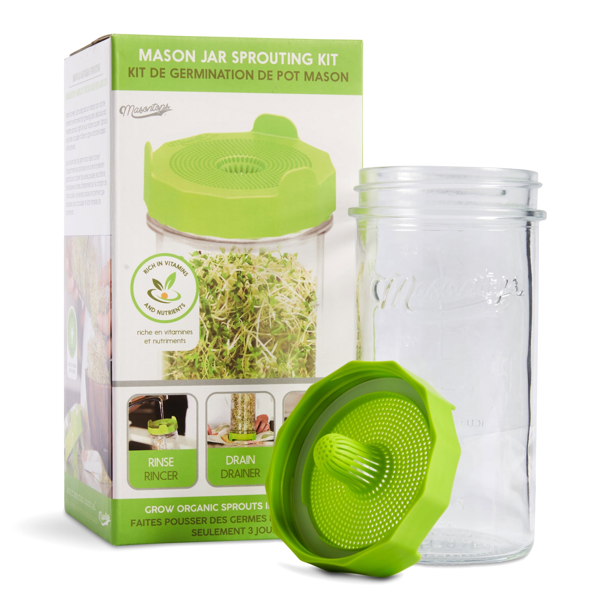 Mason Jar - 10L Clear – Sprout Home
