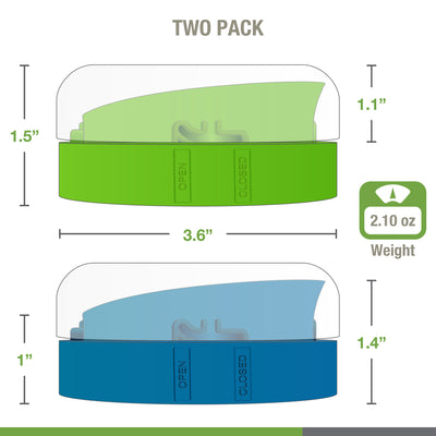 dimensions of kefir lids