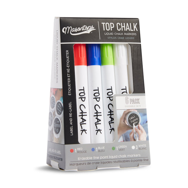 Liquid Chalk Erasable Marker- White
