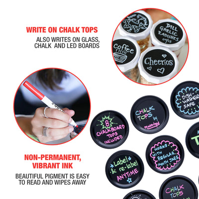 features of the chalk tops and chalk markers