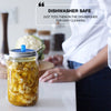 fermented curry cauliflower in the jar