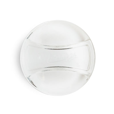 glass weight on the white background