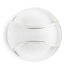 glass weight on the white background