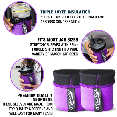 features graphic of jar sleeves