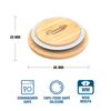 measurements of the timber top